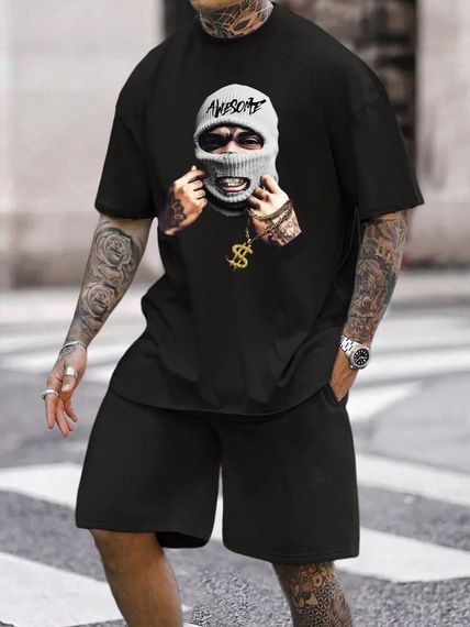 Комплект футболка та шорти ДТФ