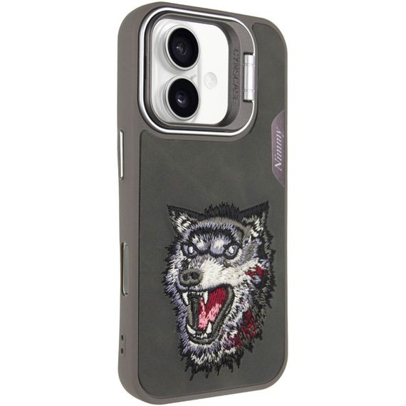 TPU+PC чехол Friends для Apple iPhone 16 (6.1") Grey Wolf