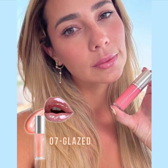 Блеск-плампер для увеличения губ Farmasi Glazed 8 мл | Зображення 1