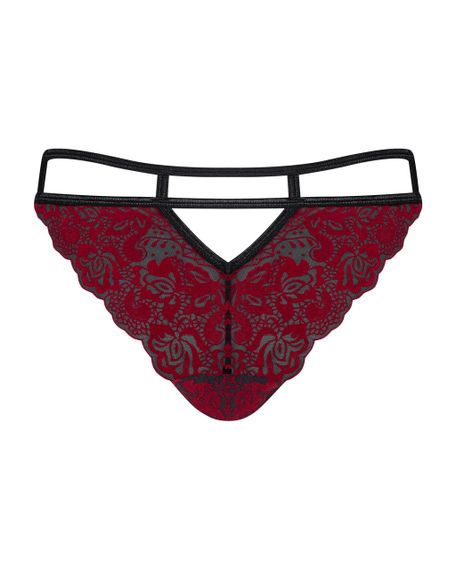 Трусики Obsessive Sugestina Bordeaux-Black L/XL Sex Aura | Зображення 5