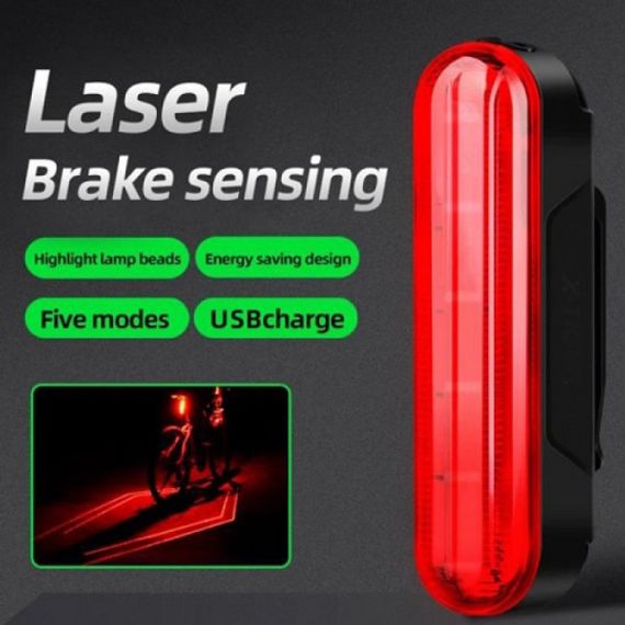 Задний фонарь для шоссейного велосипеда LEADBIKE LD80-6LED, Задняя велосипедная фара мигалка BY-41 | Зображення 2