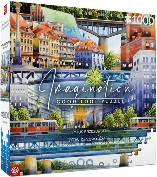 Пазл GoodLoot Imagination: Tytus Brzozowski Warsaw Bridges 1000 ел. (5908305239666)