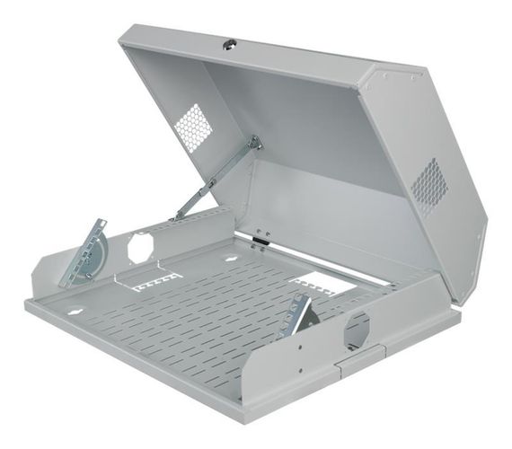Шкаф MIRSAN SLIM 19&quot; 3+5U 537x475, RAL 7035 (MR.SLM.02)