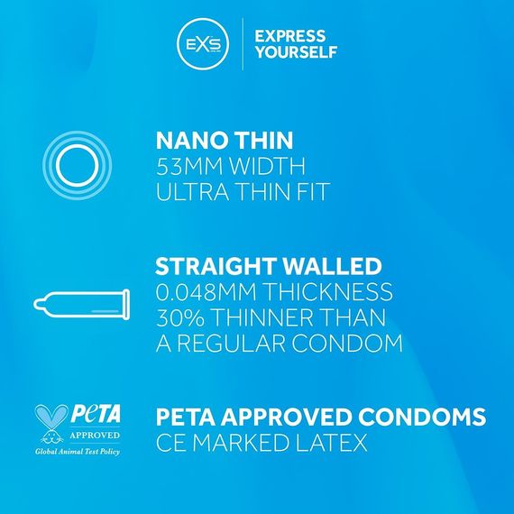 Презервативи EXS Nano Thin 48 шт Sex Aura | Зображення 2