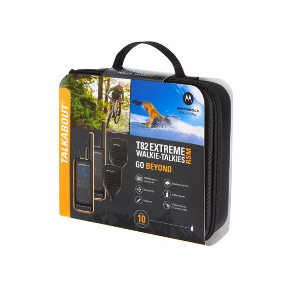 Портативна рація Motorola TALKABOUT T82 Extreme TWIN Yellow Black (5031753007171) | Зображення 5