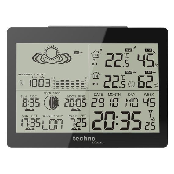 Метеостанція Technoline WS6760 Black (WS6760) | Зображення 3
