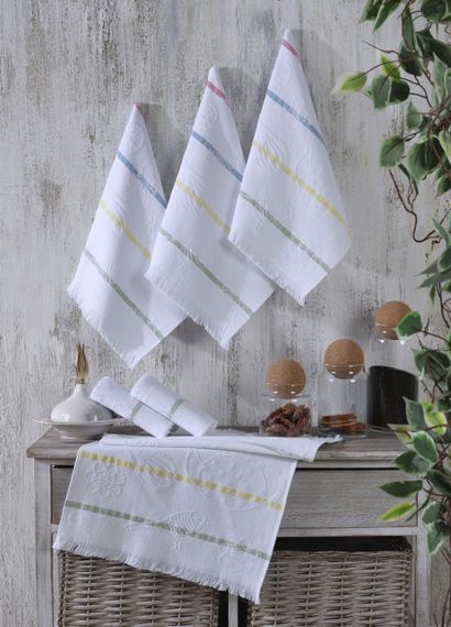 Набір кухонних рушників Saheser 40х60 см. Viola 6 шт.