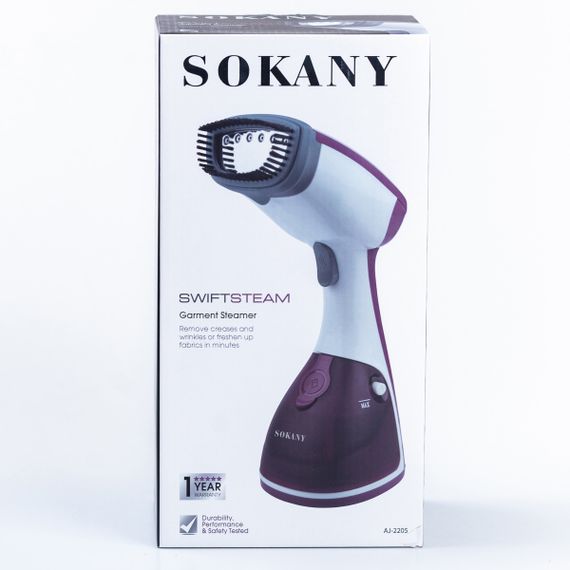 Відпарювач ручний Sokany Aj-2205BL 1200W 1200W темно-синій | Зображення 4
