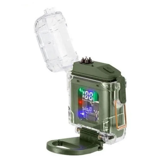 Багатофункціональний ліхтар D52-2 COB black з Li-Ion акумулятором, індикацією заряду, запальничкою та зарядкою через Type-C (46806-d52-2-cob_226) | Зображення 3