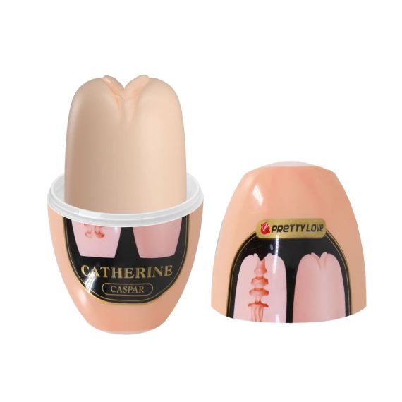 Мастурбатор яйце Pretty Love CATHERINE — Caspar Beige, BI-014832-4-3 Sex Aura | Зображення 9