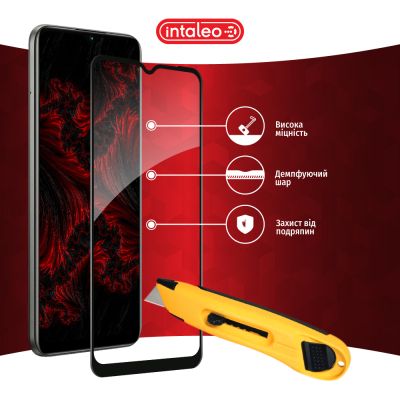 Стекло защитное Intaleo Full Glue RealMe C25 Black (1283126518522) | Зображення 4