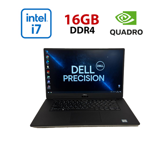 Мобільна робоча станція Б-класу Dell Precision 5540 / 15,6" (1920x1080) IPS / Intel Core i7-9850H (6 (12) ядер по 2,6 - 4,6 ГГц) / 16 ГБ DDR4 / 512 ГБ SSD / nVidia Quadro T1000, 4 ГБ GDDR5, 128-біт / WebCam б/в