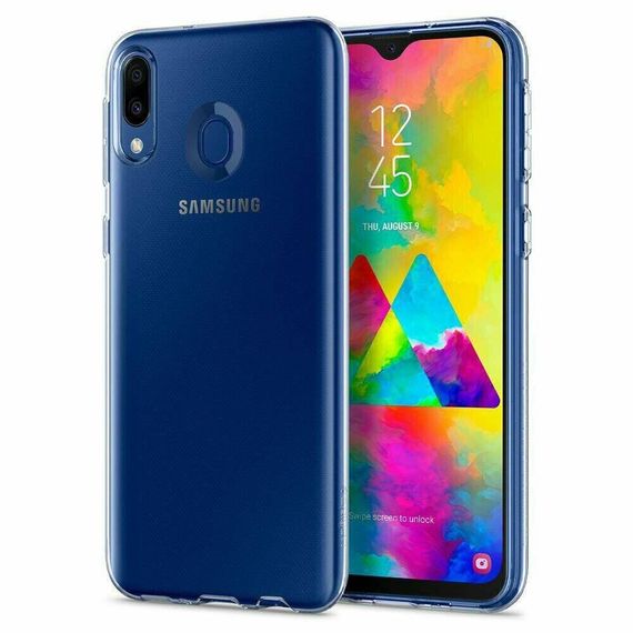 Прозорий Силіконовий чохол TPU для Samsung Galaxy M20 | Зображення 1