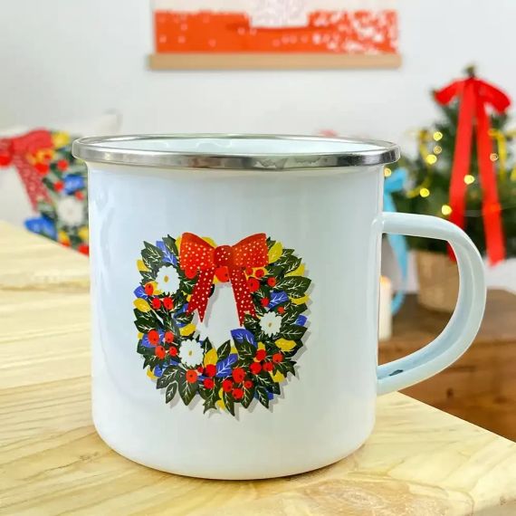 Чашка металева Camper Merry Christmas 250 мл (KRM_25NG008)