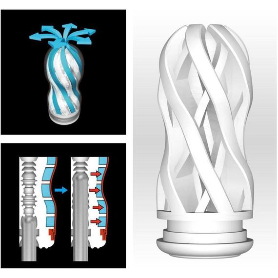 Мастурбатор Tenga Air-Tech Ultra Size, более высокая аэростимуляция и всасывающий эффект Sex Aura | Зображення 2