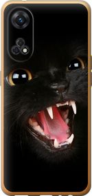 Чехол на Oppo Reno8 T Чёрная кошка "932u-2969-17620"