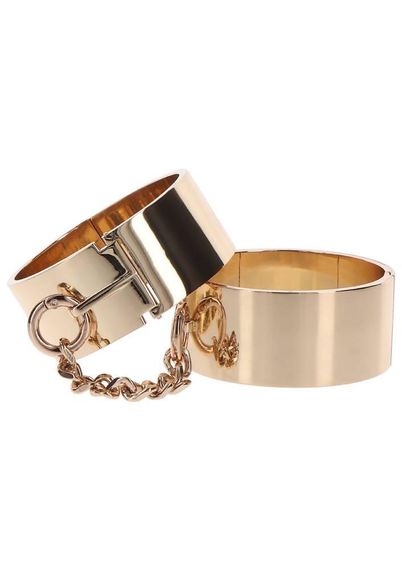 Наручники Slave Wrist Cuffs TABOOM, металеві, золотисті | Зображення 4