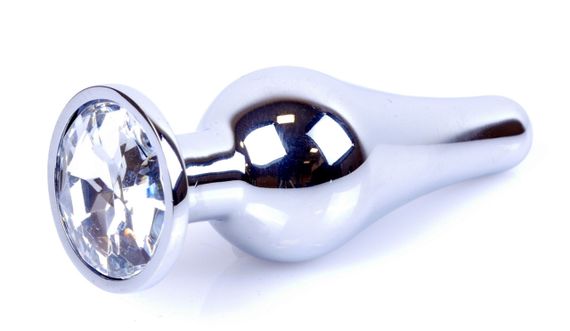 Анальная пробка Boss Series - Jewellery Silver BUTT PLUG Clear, BS6400075 sexstyle | Зображення 2