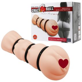 Мастурбатор-вагіна Crazy Bull - Pocket Pussy 3D Vagina, BM-009154H Sex Aura