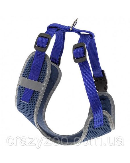 Шлея для собак та котов Ferplast Nikita Fashion P S cиняя A: 24-31 см B: 30-41 см 1.5 см 75468725 | Зображення 1