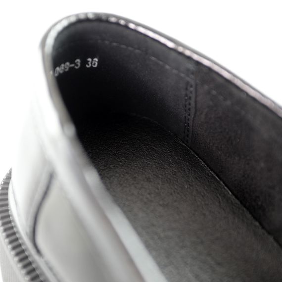 Лофери жіночі шкіряні 591619 Чорні 36 37 38 39 40 41 | Зображення 4