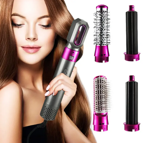 Инновационный фен с профессиональными функциями HAIR BRUSH 5 в 1 ∙ Мультистайлер с регулируемой температурой ∙ Ионизация | Зображення 3