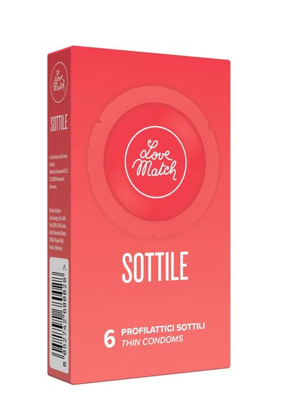 Презервативи - Sottile (Thin), 6 шт. | Зображення 1