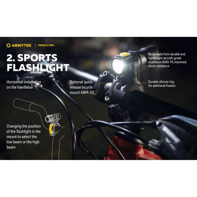 Фонарь Armytek Prime C1 Pro Marnet USB White (F07901C) | Зображення 2
