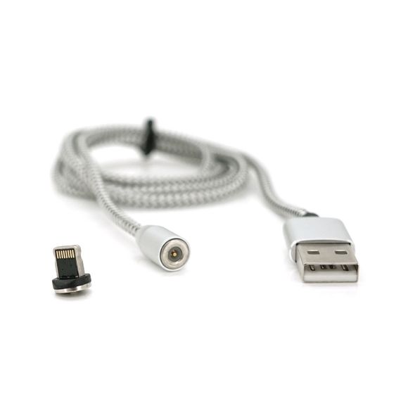 Магнітний кабель Ninja USB 2.0 / Lighting, 1m, 2А, індикатор заряду