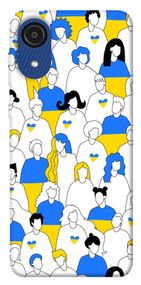 Чохол IBANAN Люди для Samsung Galaxy A03 Core