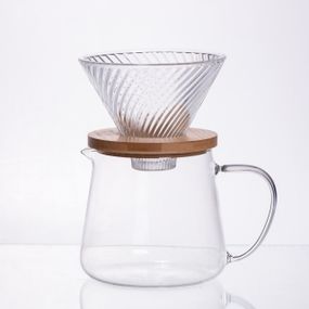 Набір для кави скляний заварник та пуровер 600 мл 64486-29