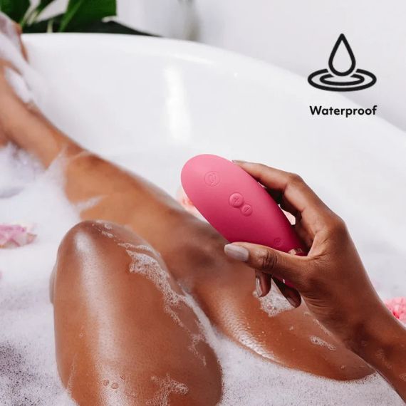 Вакуумний кліторальний стимулятор Womanizer Premium 2 Respberry Sex Aura | Зображення 5