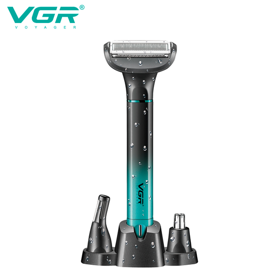 Набор для носа, лица и тела VGR 3 в 1 V-625, 3 насадки | Зображення 1