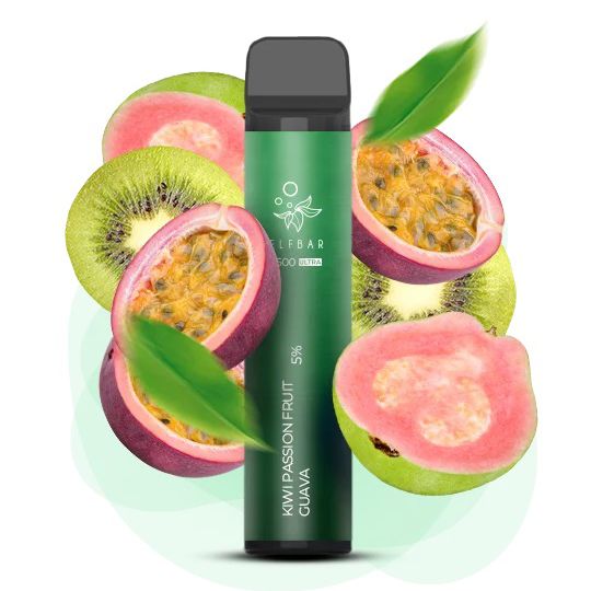 Elf Bar 1500 Ultra. Ківі Маракуя Гуава (Kiwi Passion Fruit Guava)