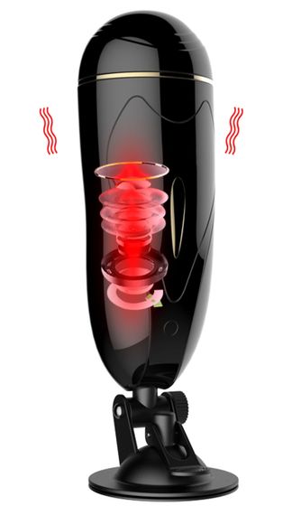 Мастурбатор з вібростимуляцією FOXSHOW Vibrating Masturbation Cup USB 7 + Interactive Function, BS6300033 Sex Aura | Зображення 2
