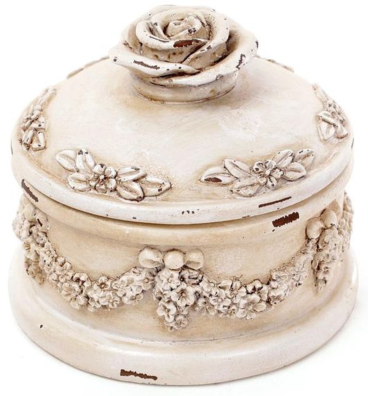 Шкатулка Saaling White 10х10х8см