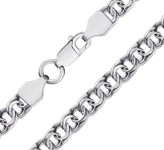 Ланцюжок Бісмарк плоский Artsriblo арт2102/2