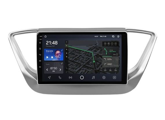 Штатна магнітола AMS T910 6+128 Gb Hyundai Solaris 2 2017-2018 (B)