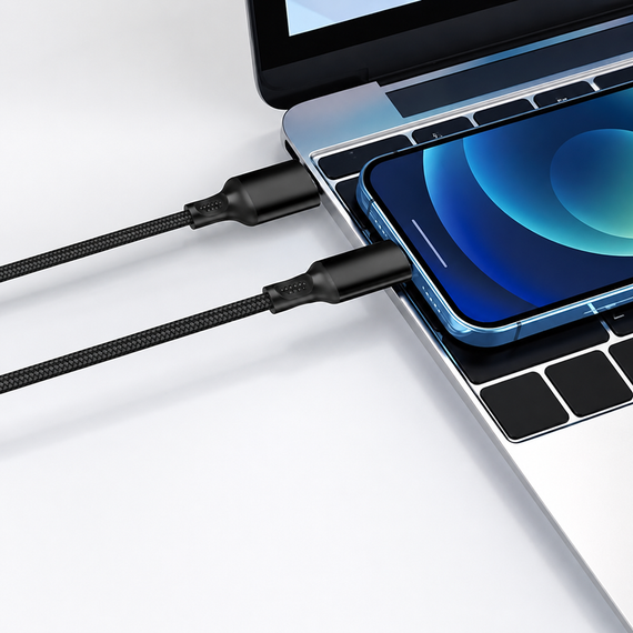 Кабель USB- Lightning CB 33 CELEBRAT / Кабель плоский USB-Lightning | Зображення 1
