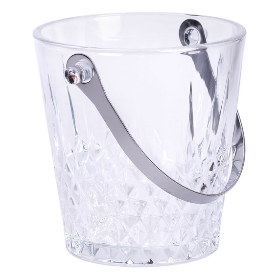 Ведерко для льда стеклянное 1 л с металлическими щипцами HP-19-21GLASS | Зображення 4