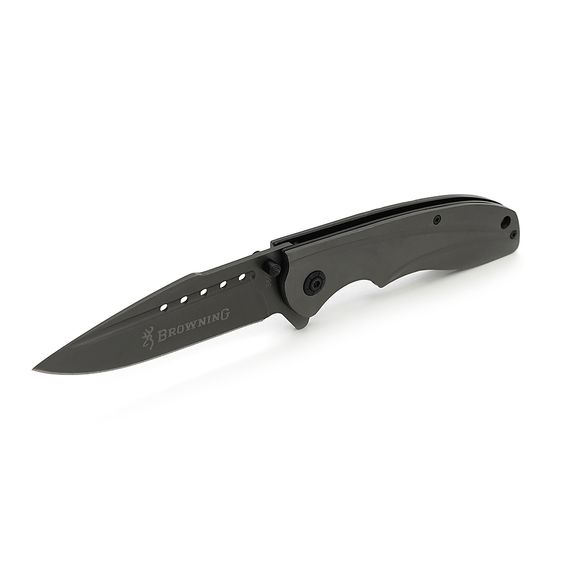 Ніж складний Browning-360, ручка сталь, довжина 223 мм, 253 гр, Black, Box