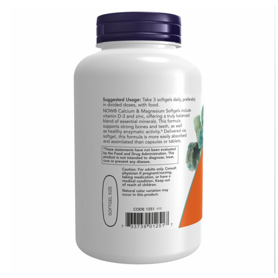 Calcium-Magnesium+D - 240 sgels | Зображення 2