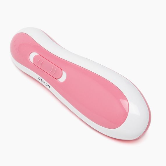 Електрична пилка для нігтів NAIL TRIMMER XL-667 рожева із 6 насадками та кейсом | Зображення 5