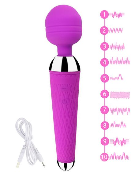 Вібратор (Чарівна паличка) Babydoll Універсальний. Фіолетовий 7023-2