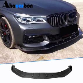 Накладка на передній бампер Lip V2 (для M-Sport 2016-2019, Карбон) для BMW 7 серія G11/G12 рр