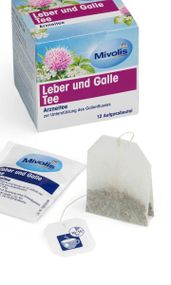 Фитосбор Mivolis Leber und Galle Tee 12 пакетиков – чай для поддержки печени и желчного пузыря