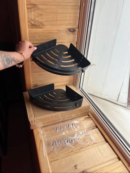 Угловые полочки для ванной комнаты  Storage Shelf | Зображення 2