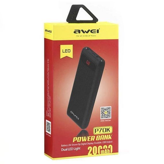 Power Bank AWEI P97K 20000mAh 65W (47194-P97K_1629) | Зображення 7