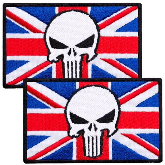 Шеврон IDEIA 87844 Україна 5*8  Габардин Червоний