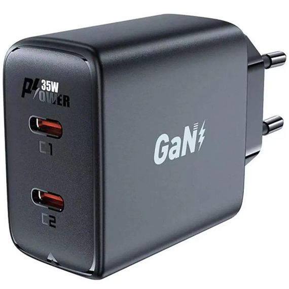 МЗП Acefast A49 PD35W GaN (USB-C+USB-C) dual port | Зображення 3